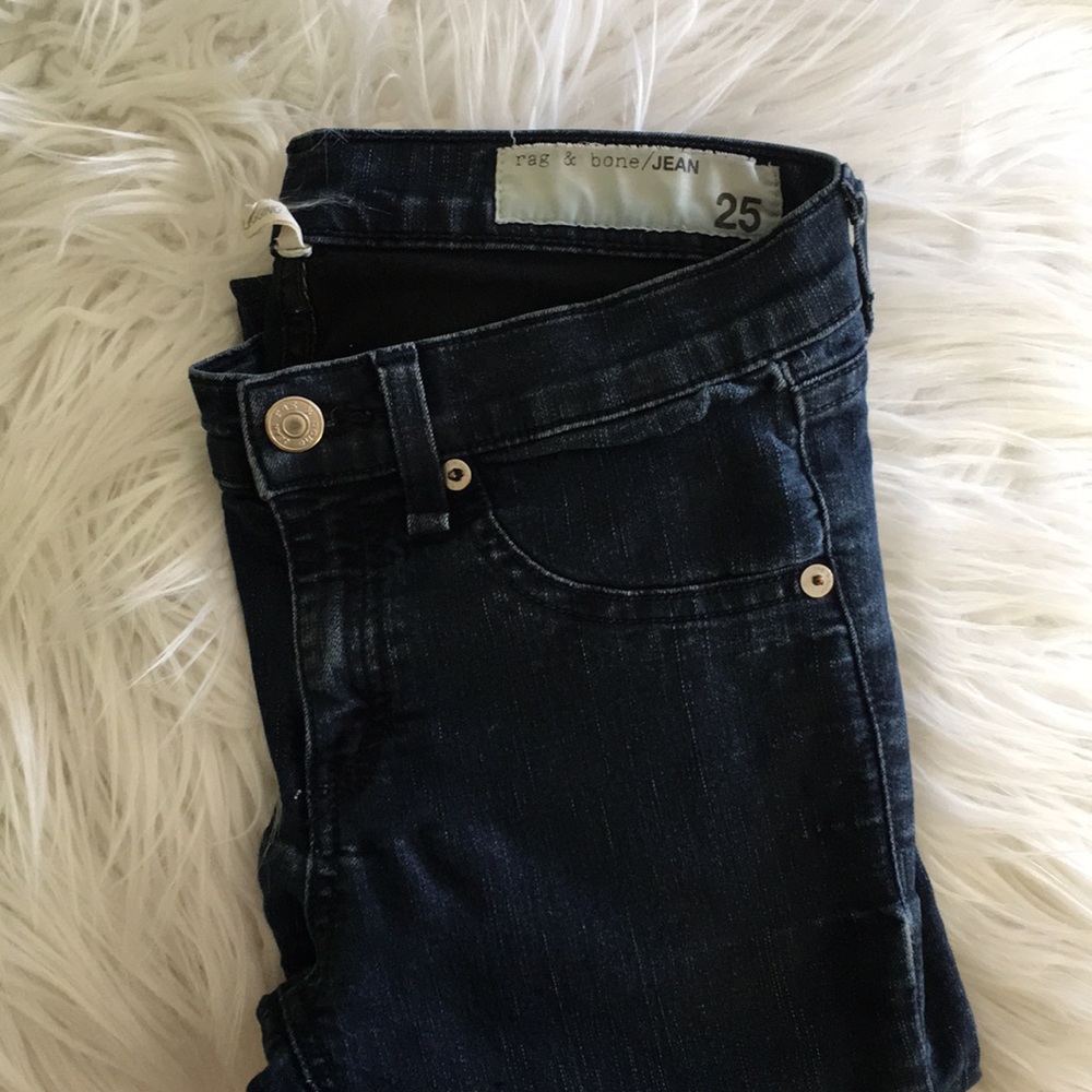 rag & bone blue skinny jeans